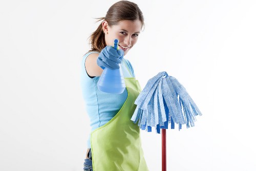 Carpet cleaner in Shepherds Bush preparing equipment safely before a cleaning job