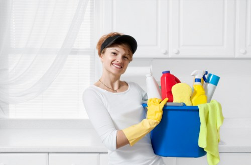 Secure checkout process for carpet cleaning services