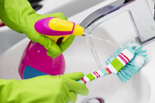 Final stage of professional carpet cleaning by Shepherds Bush Carpet Cleaners