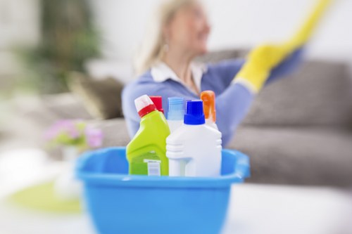 Deep cleaning commercial carpets in a Shepherds Bush workplace